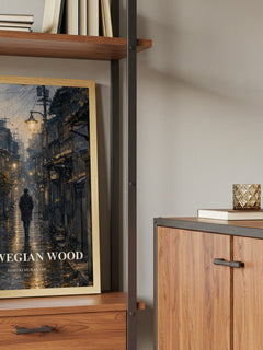 Norwegian Wood book watercolour illustration paper finish options – matte satin gloss