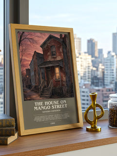 The House on Mango Street bookish poster colour and style options – Sandra Cisneros book art