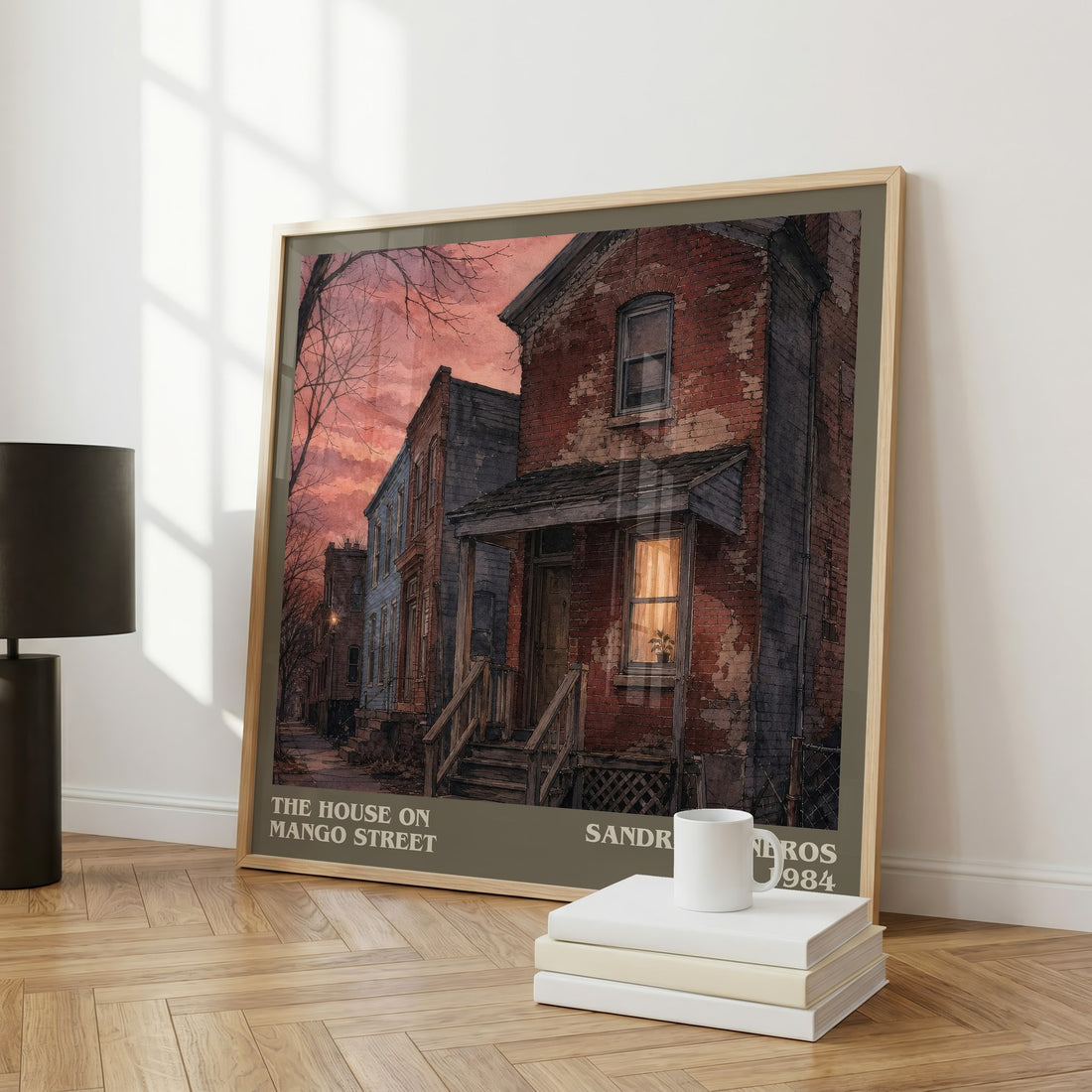 The House on Mango Street literary art print colour and style options – Sandra Cisneros book art