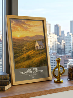 Cry, the Beloved Country book cover poster colour and style options – Alan Paton book art