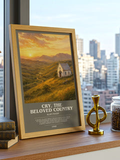 Cry, the Beloved Country bookish poster colour and style options – Alan Paton book art
