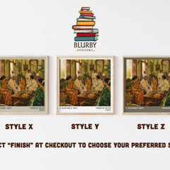 A Suitable Boy literary print framed by window – literary home decor