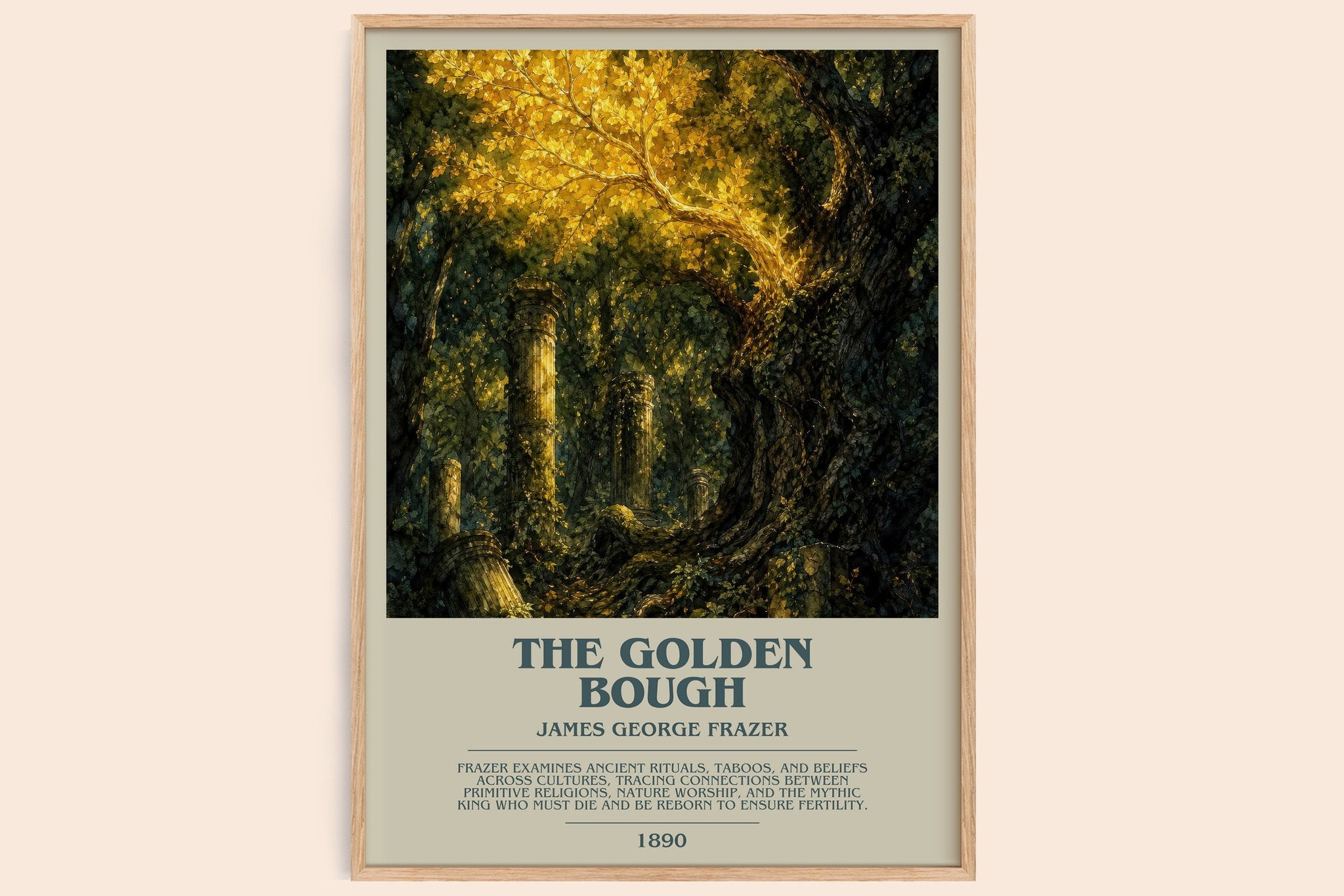 The Golden Bough Bookish Wall Art by James George Frazer