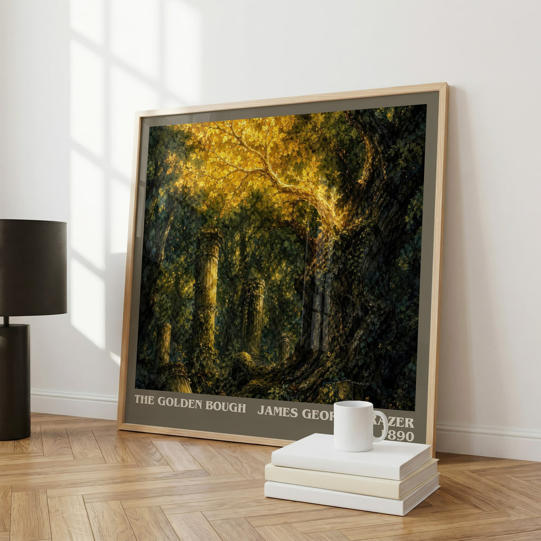 The Golden Bough literary art print colour and style options – James George Frazer book art