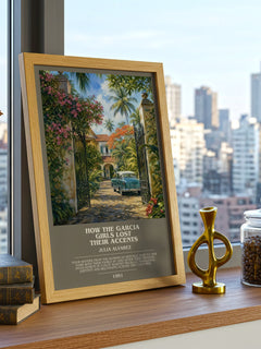 How the Garcia Girls Lost Their Accents bookish poster colour and style options – Julia Alvarez book art