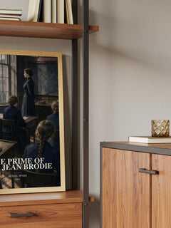 The Prime of Miss Jean Brodie book watercolour illustration paper finish options – matte satin gloss