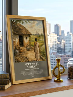 Nectar in a Sieve bookish poster colour and style options – Kamala Markandaya book art
