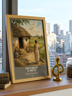 Nectar in a Sieve book cover poster colour and style options – Kamala Markandaya book art