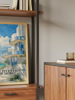 The Invention Of Morel book watercolour illustration paper finish options – matte satin gloss