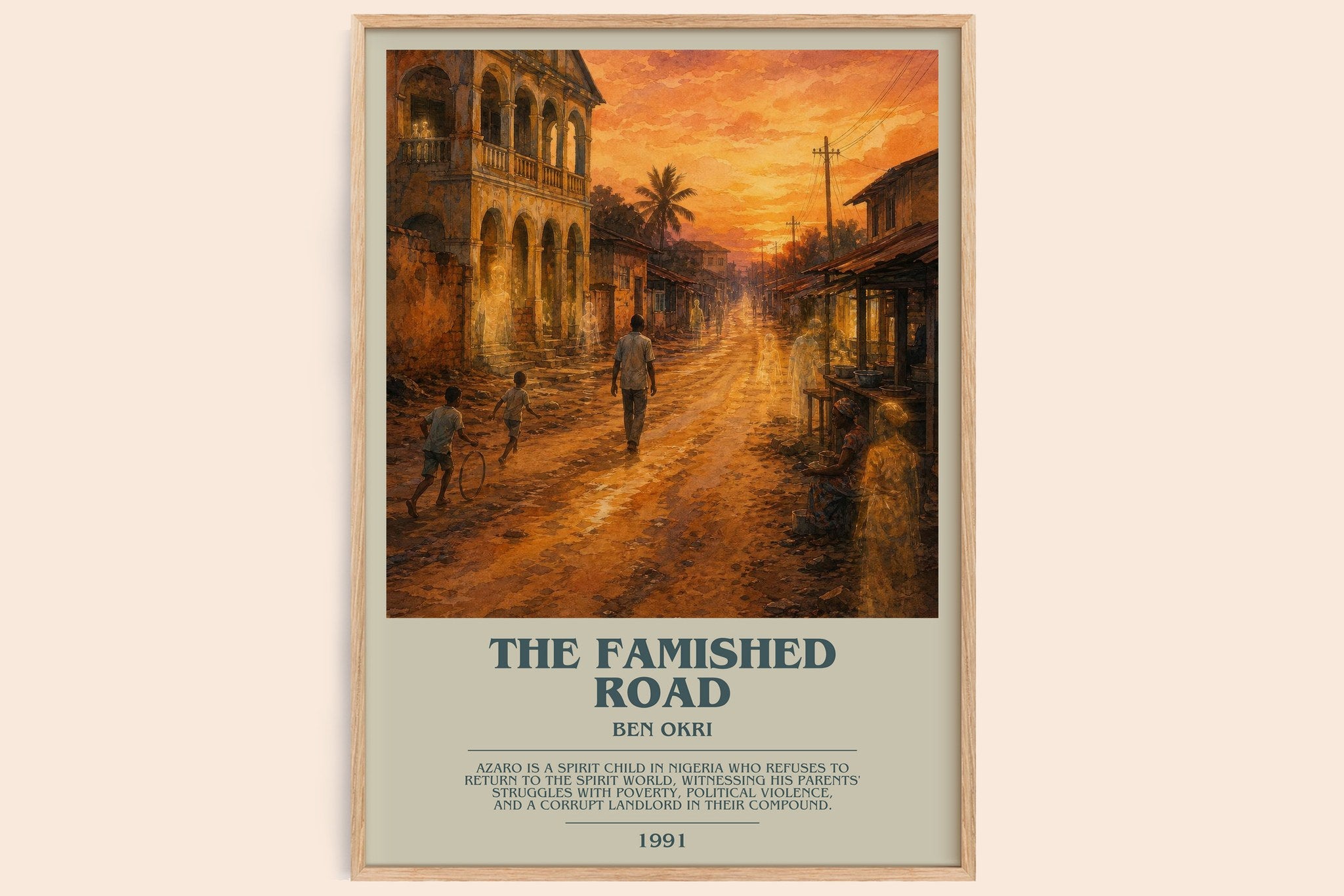 The Famished Road Bookish Wall Art by Ben Okri