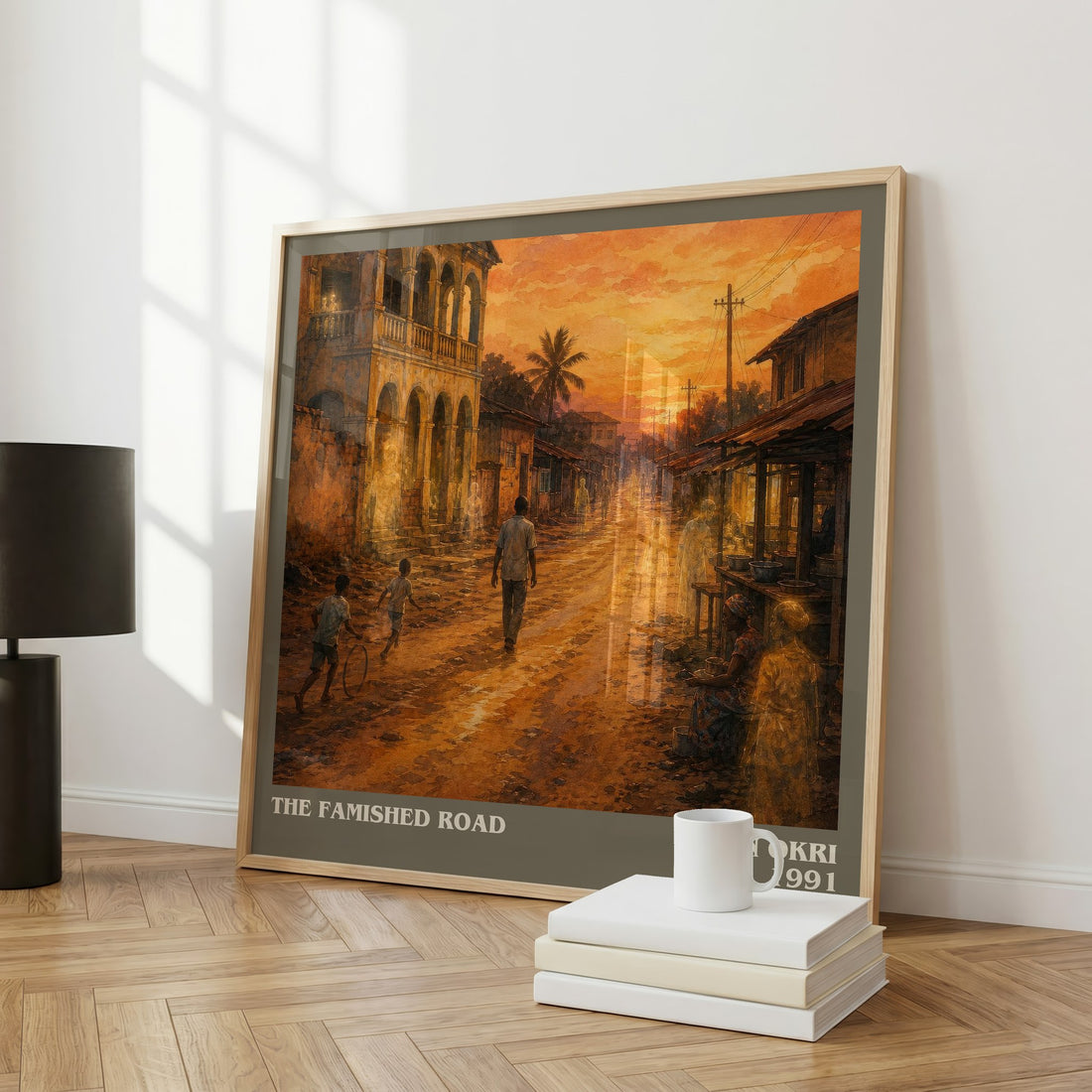 The Famished Road literary art print colour and style options – Ben Okri book art