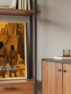The Epic Of Gilgamesh book watercolour illustration paper finish options – matte satin gloss