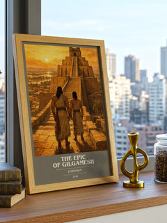 The Epic Of Gilgamesh book cover poster colour and style options – Unknown book art