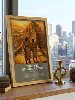 The Epic Of Gilgamesh bookish poster colour and style options – Unknown book art