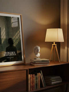 Burger's Daughter watercolour print on bookshelf – Nadine Gordimer fan gift