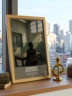 Burger's Daughter book cover poster colour and style options – Nadine Gordimer book art