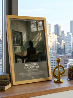Burger's Daughter bookish poster colour and style options – Nadine Gordimer book art