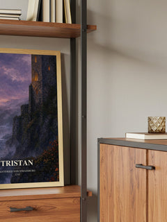 Tristan book watercolour illustration paper finish options – matte satin gloss