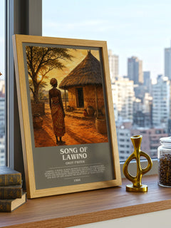 Song Of Lawino bookish poster colour and style options – Okot P'Bitek book art