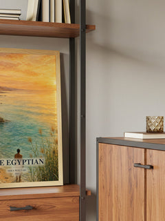The Egyptian book watercolour illustration paper finish options – matte satin gloss