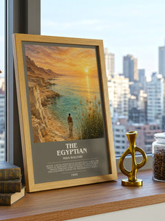 The Egyptian bookish poster colour and style options – Mika Waltari book art