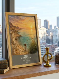 The Egyptian book cover poster colour and style options – Mika Waltari book art