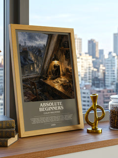 Absolute Beginners bookish poster colour and style options – Colin MacInnes book art