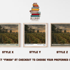 The Known World literary print framed by window – literary home decor