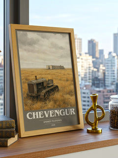 Chevengur book cover poster colour and style options – Andrey Platonov book art