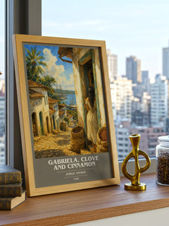 Gabriela, Clove and Cinnamon book cover poster colour and style options – Jorge Amado book art