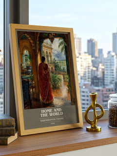 Home and the World book cover poster colour and style options – Rabindranath Tagore book art