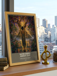 Something About Eve book cover poster colour and style options – James Branch Cabell book art