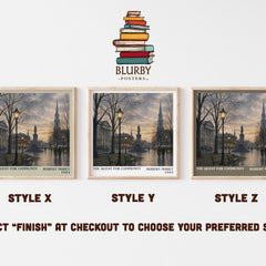 The Quest for Community literary print framed by window – literary home decor