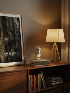The Seven Madmen watercolour print on bookshelf – Roberto Arlt fan gift