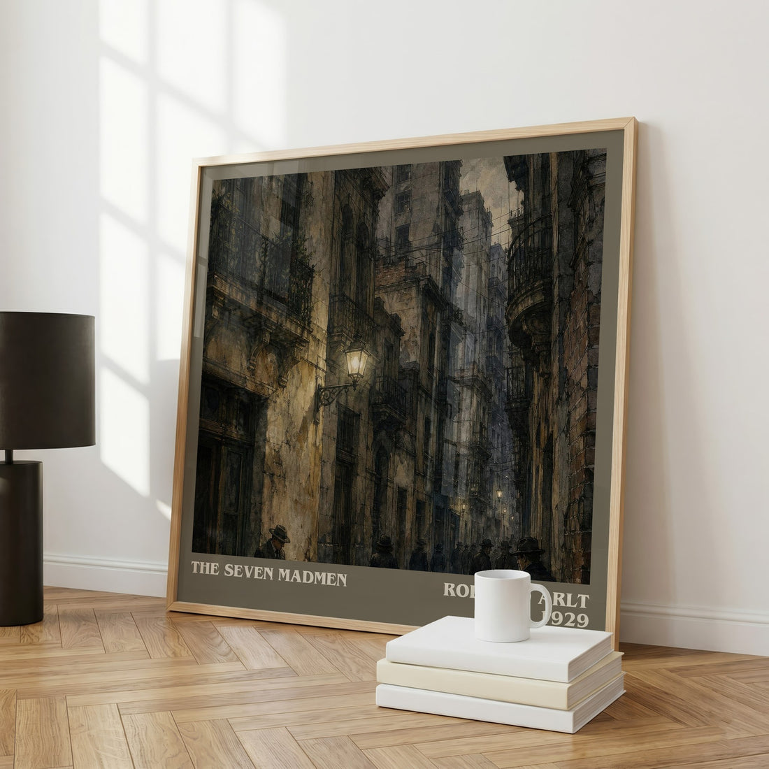 The Seven Madmen literary art print colour and style options – Roberto Arlt book art