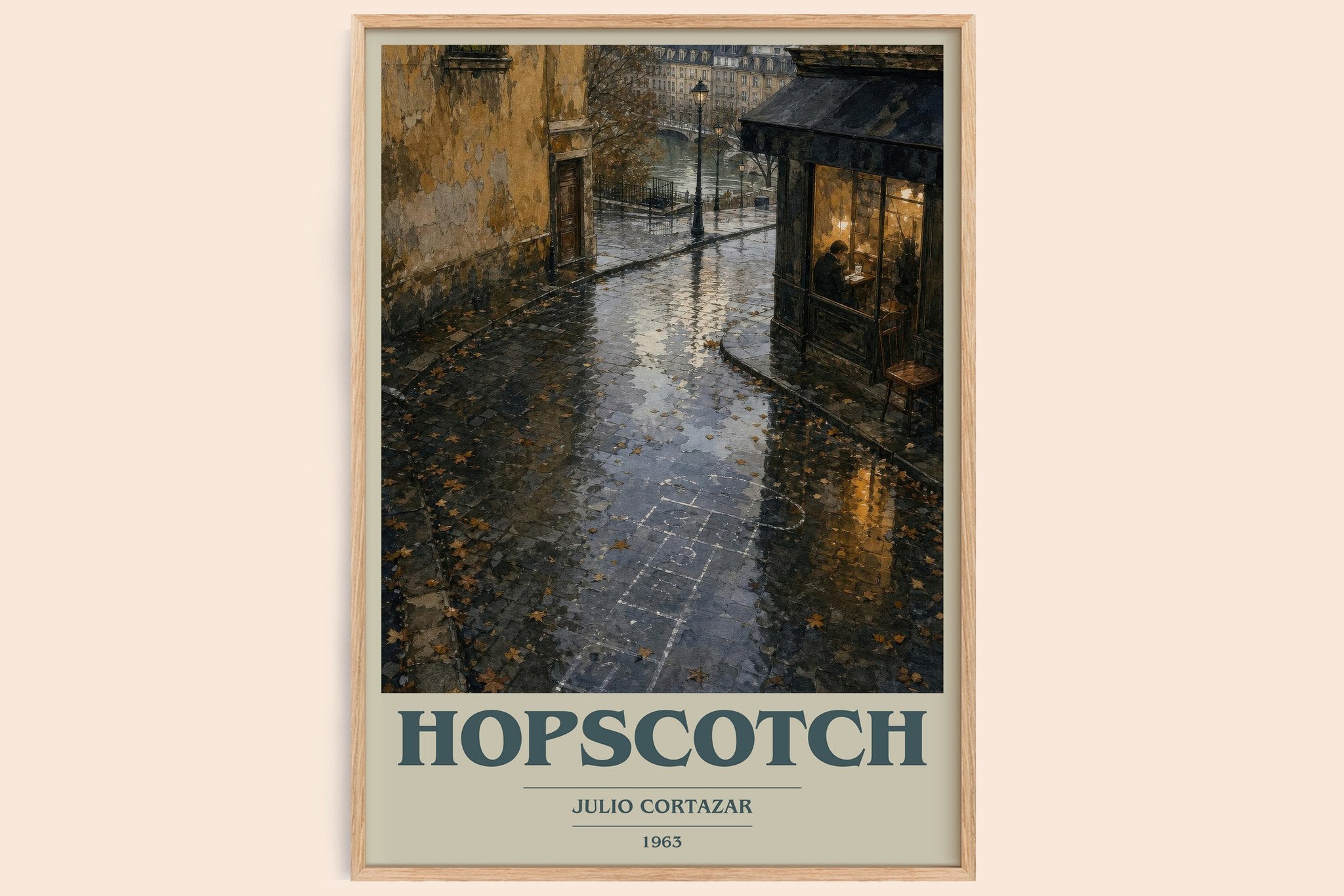 Hopscotch Book Cover Poster by Julio Cortazar