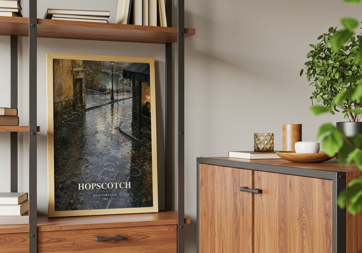 Hopscotch book watercolour illustration paper finish options – matte satin gloss