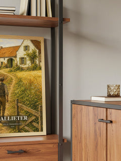 Pallieter book watercolour illustration paper finish options – matte satin gloss