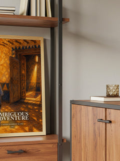 Ambiguous Adventure book watercolour illustration paper finish options – matte satin gloss