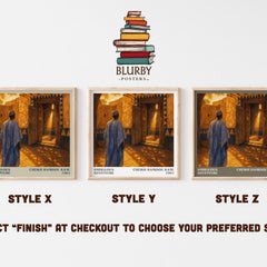 Ambiguous Adventure literary print framed by window – literary home decor