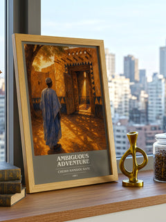 Ambiguous Adventure book cover poster colour and style options – Cheikh Hamidou Kane book art
