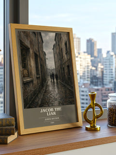 Jacob the Liar book cover poster colour and style options – Jurek Becker book art