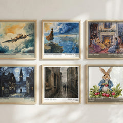 Jacob the Liar literary print in frame leaning in hallway – historical fiction wall art