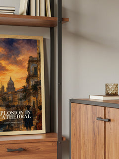 Explosion In A Cathedral book watercolour illustration paper finish options – matte satin gloss