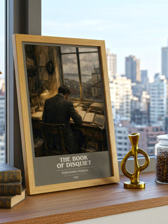 The Book of Disquiet book cover poster colour and style options – Fernando Pessoa book art