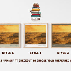 2666 literary print framed by window – literary home decor