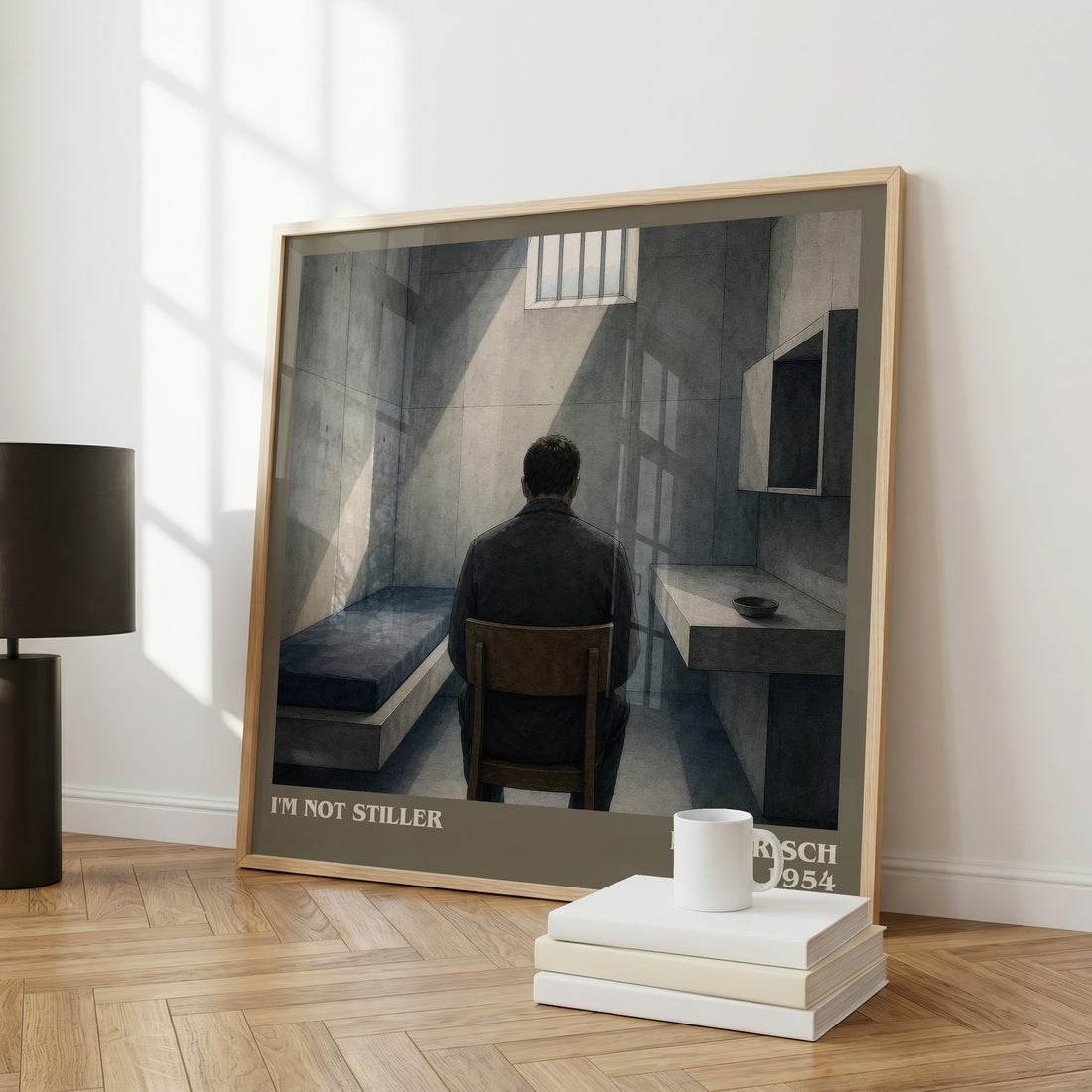 I'm Not Stiller literary art print colour and style options – Max Frisch book art