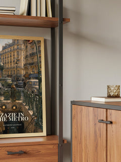 Zazie in the Metro book watercolour illustration paper finish options – matte satin gloss
