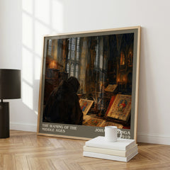 The Waning of the Middle Ages literary art print colour and style options – Johan Huizinga book art