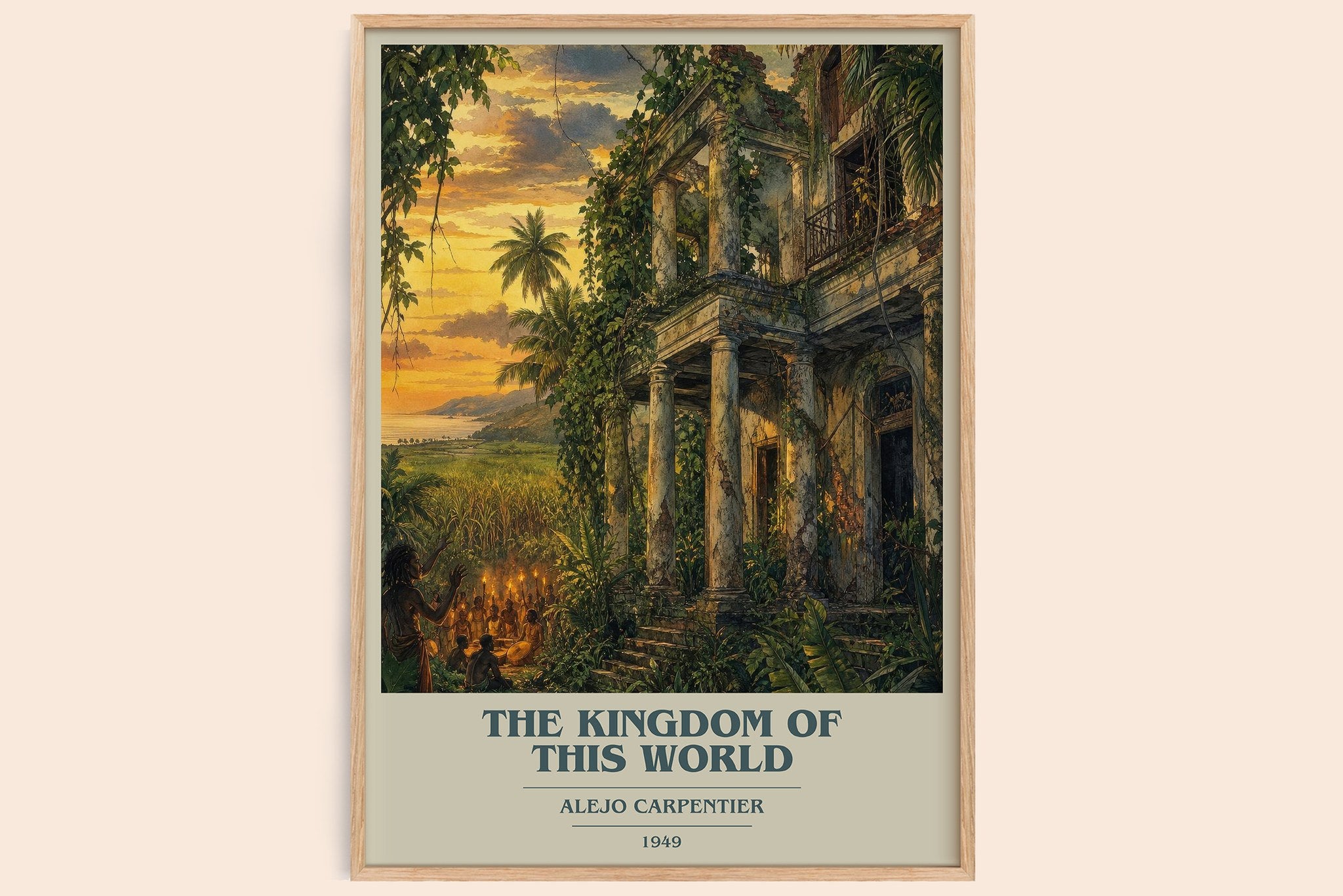 The Kingdom of This World Book Cover Poster by Alejo Carpentier